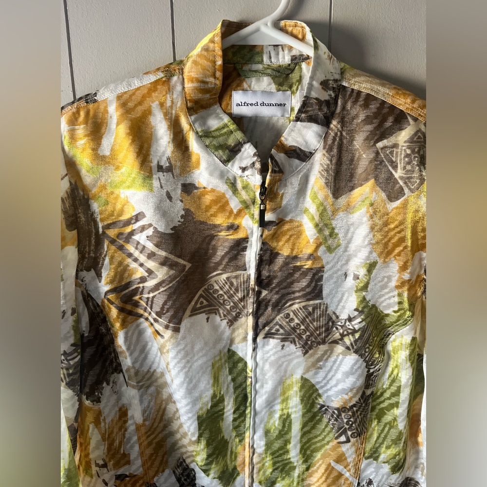 Alfred Dunner Multicolor Abstract Blazer - Picture 3 of 8